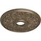 Ekena Millwork Apollo Ceiling Medallion (Fits Canopies up to 5 5/8"), 16 1/2"OD x 3 5/8"ID x 1 1/8"P, Warm Silver CM16APWSS - alternate 3